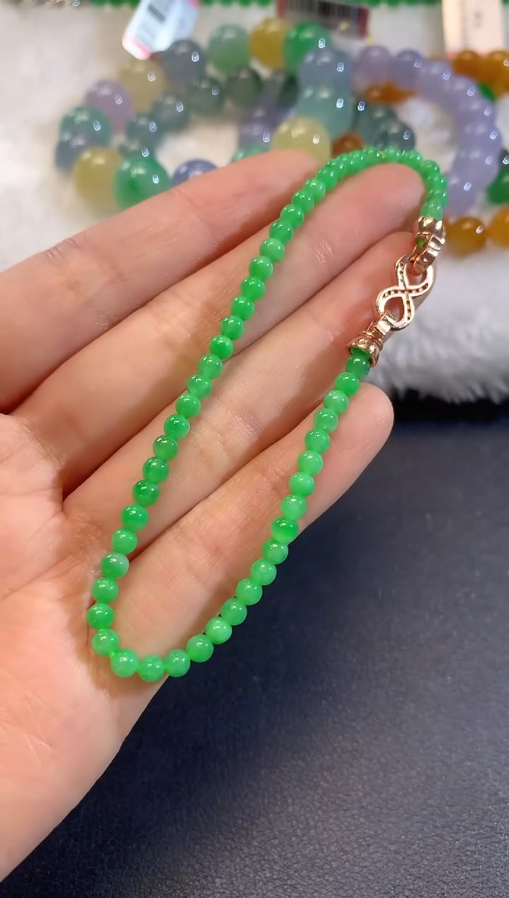 未镶嵌手串翡翠D9