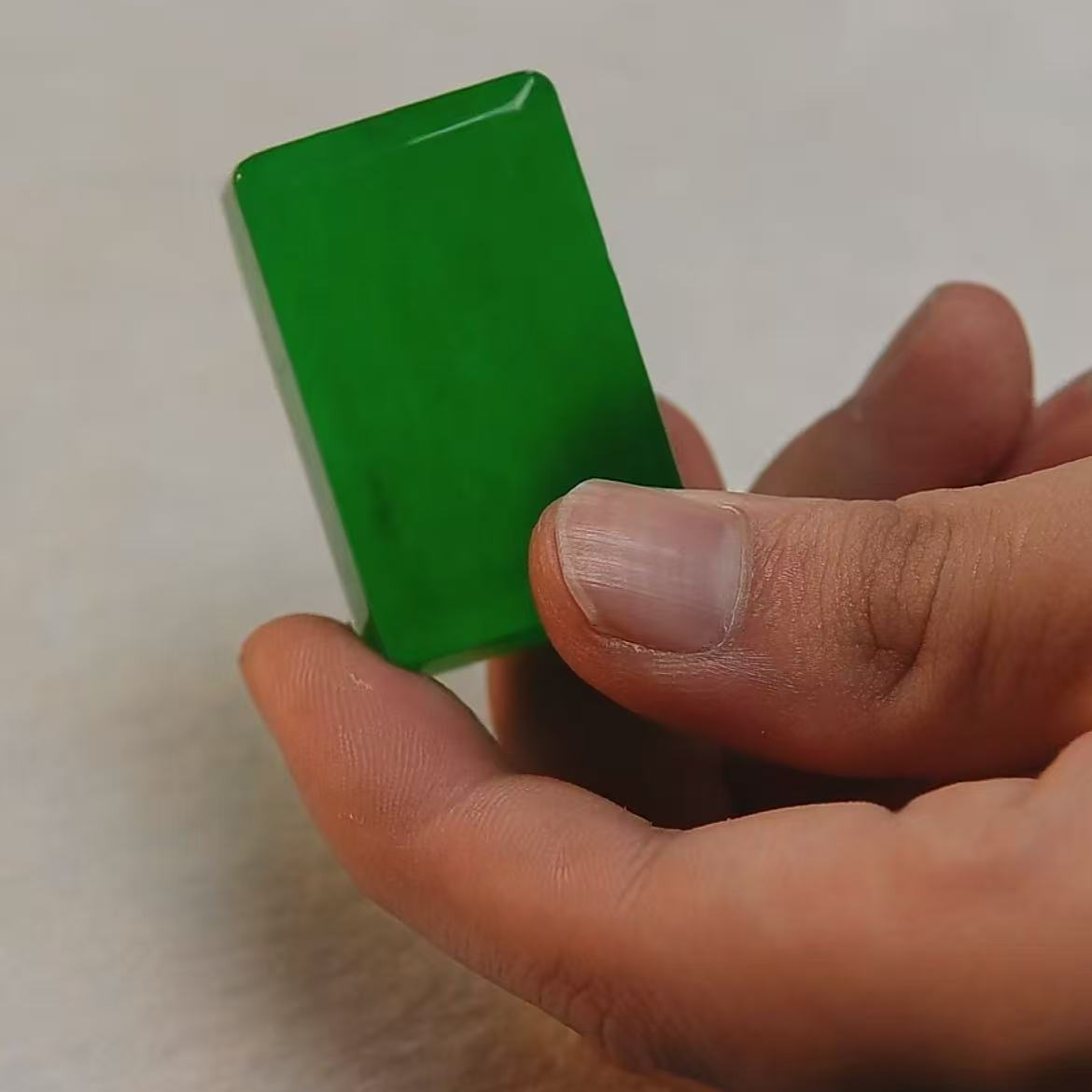 【华夏文物甄选商店02235】翡翠无事牌