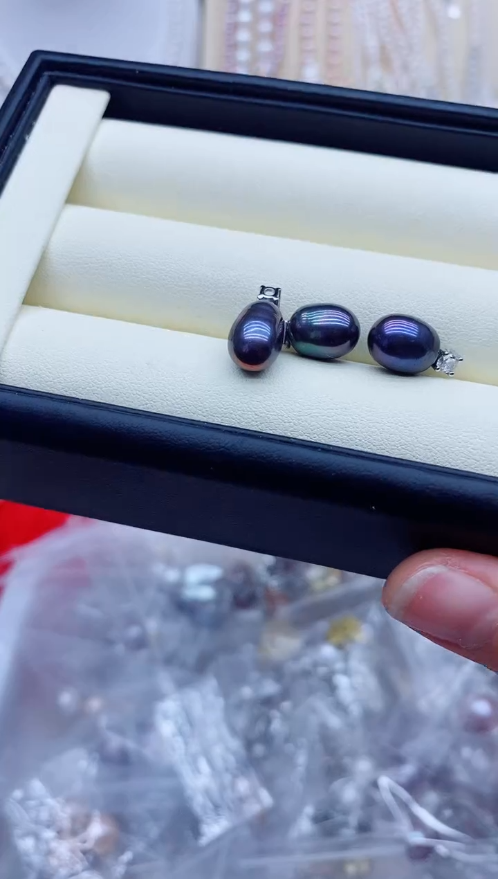 吊坠(不含链)银S925镶嵌淡水珍珠吊坠多样性发其一