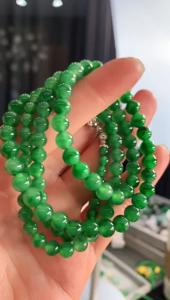 【闪购商品】翡翠颈饰未镶嵌珠串