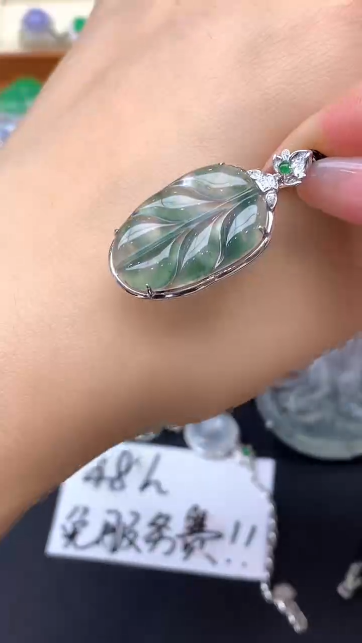 【闪购商品】翡翠颈饰未镶嵌95-天然翡翠