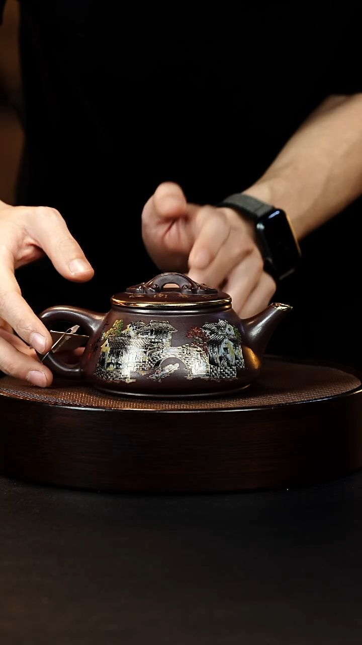 茶壶紫砂宜兴紫砂壶h13014