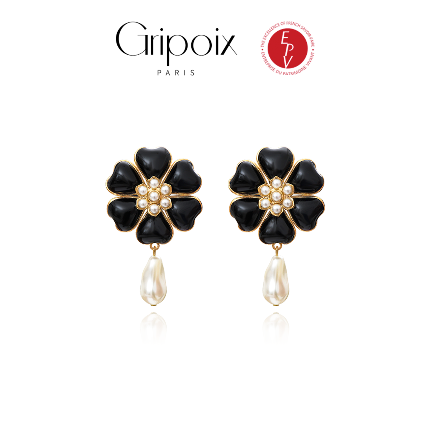 铜合金耳饰 AZLOOK【法国进口】Gripoix新经典系列高级时尚耳环