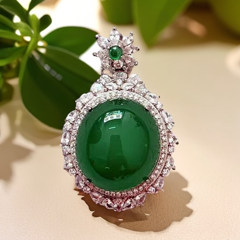 首饰袋 中缅精美蛋面吊坠赠礼盒多样性发其一