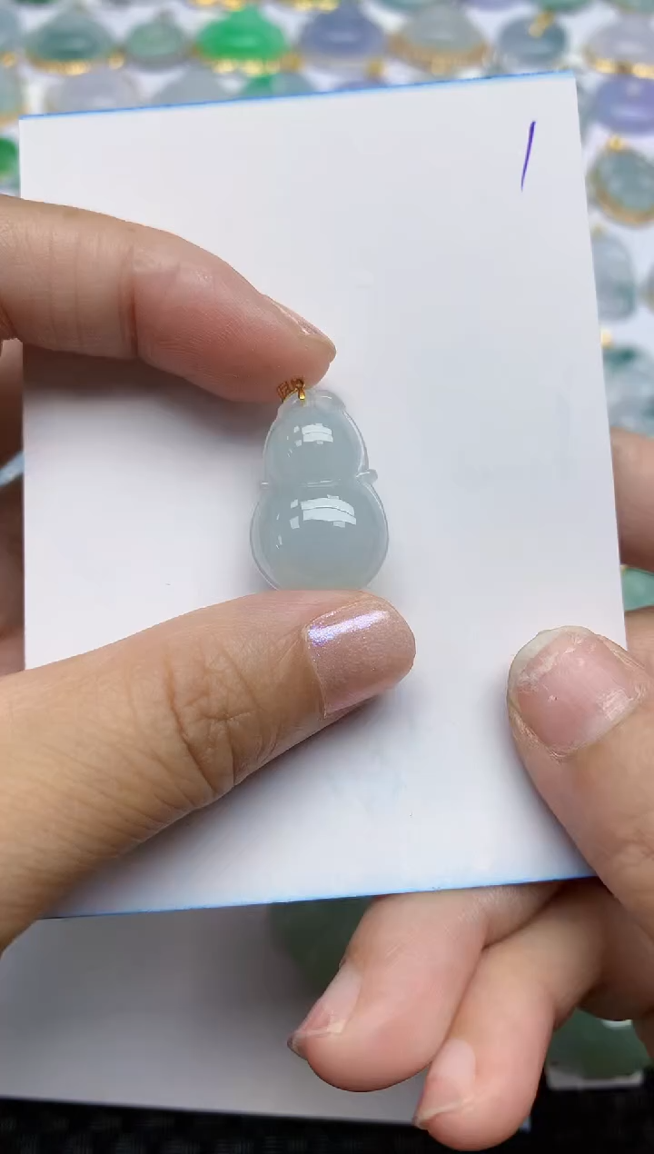 翡翠未镶嵌颈饰天然A货翡翠 12