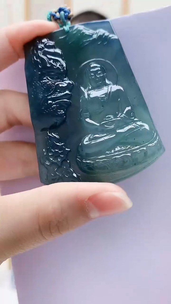 未镶嵌定制翡翠5167lr-毛货挂件8