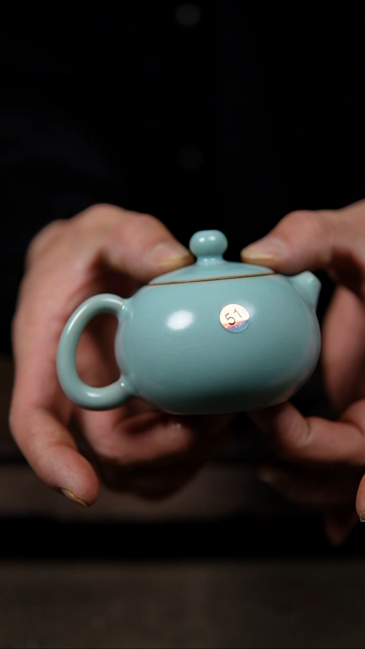 【闪购商品】杯仿古天青纯手工小西施壶瑕51