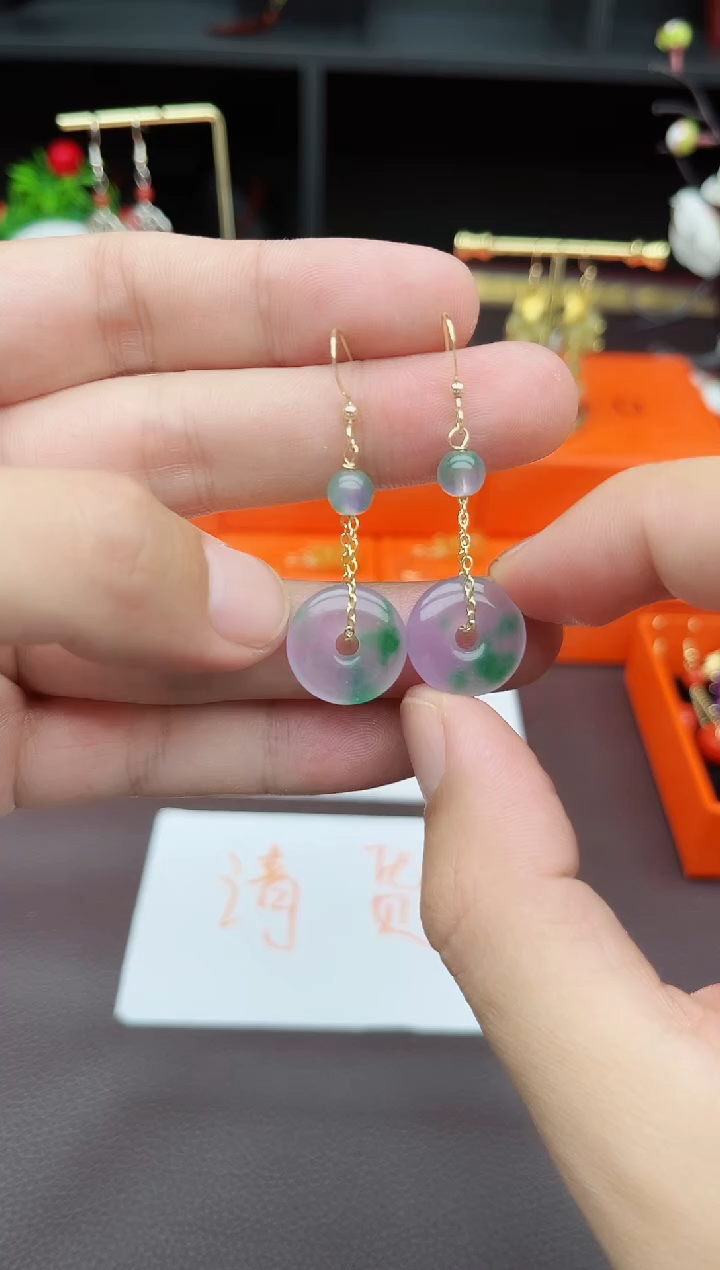 玛瑙/玉髓耳饰银S925镶嵌732000