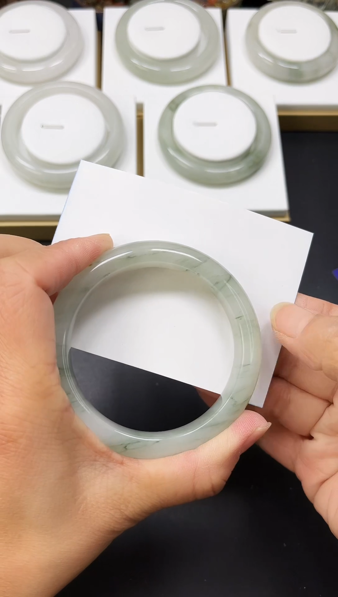 未镶嵌手镯石英质玉A23-57/58/59