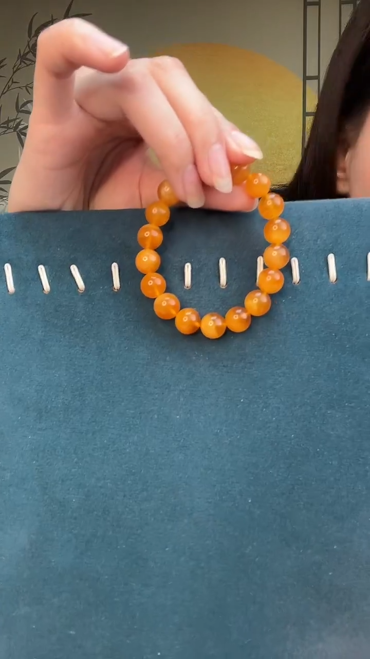 裸石琥珀未镶嵌A2718特价天然蜜蜡10MM