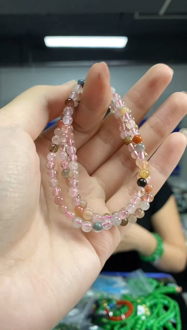 未镶嵌手链水晶闪购链接   多样性发其一颜色微差