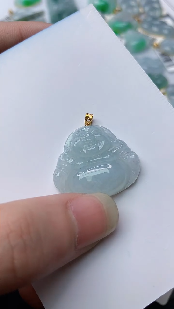 【闪购商品】翡翠颈饰18K金镶嵌66..........