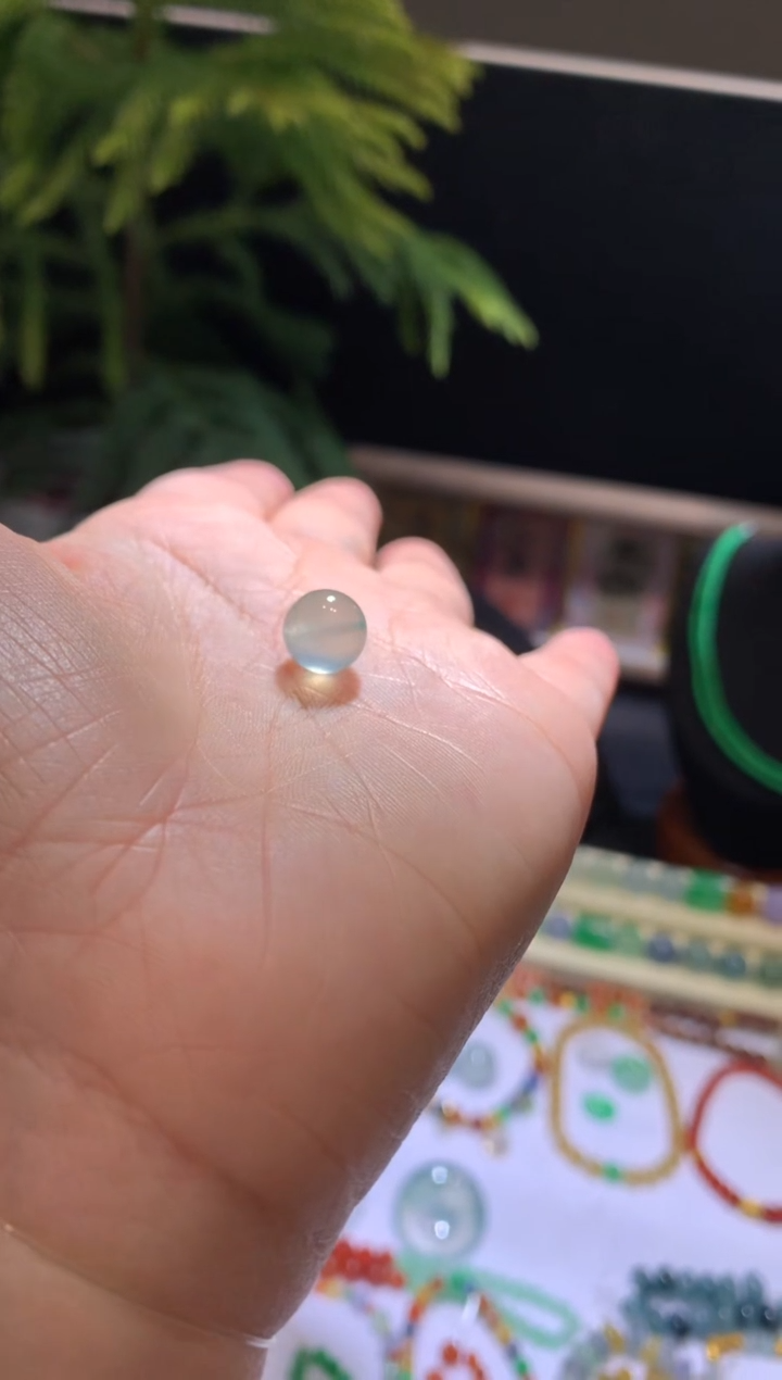 【闪购商品】定制翡翠未镶嵌9.2*珠子9800+980