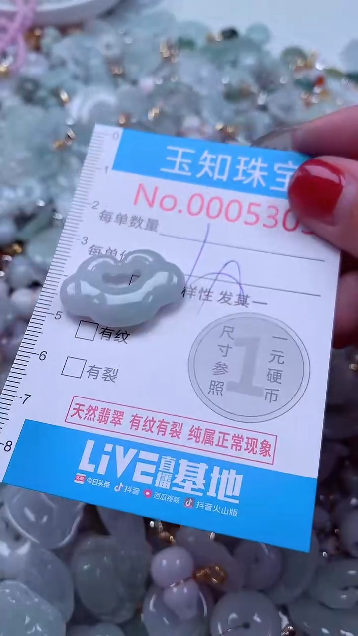 吊坠(不含链)未镶嵌翡翠5303