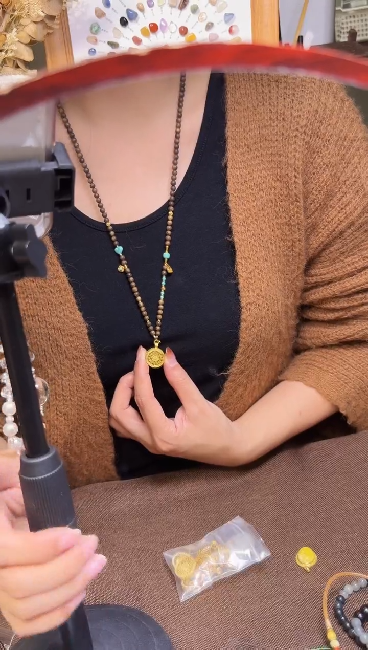 水晶摆件未镶嵌项链