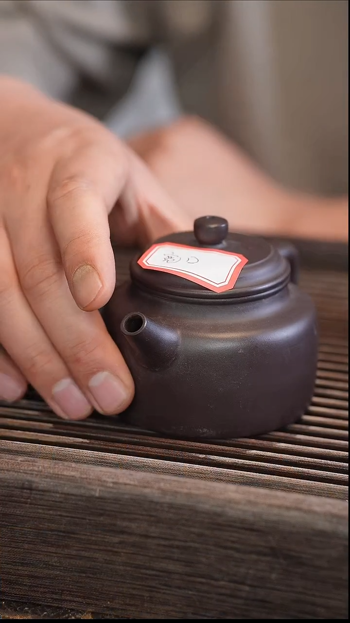 茶壶紫砂180cc 宽口 