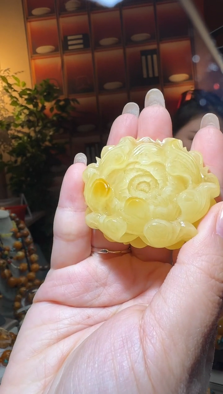 蜜蜡颈饰未镶嵌756天然蜜蜡珠宝奇石全都保真