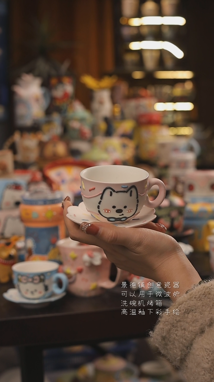 景德镇釉下彩绘设计师款式陶瓷