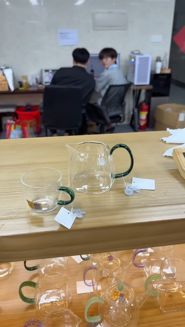禾器倾妍茶海墨绿色+禾器清尚杯一个装