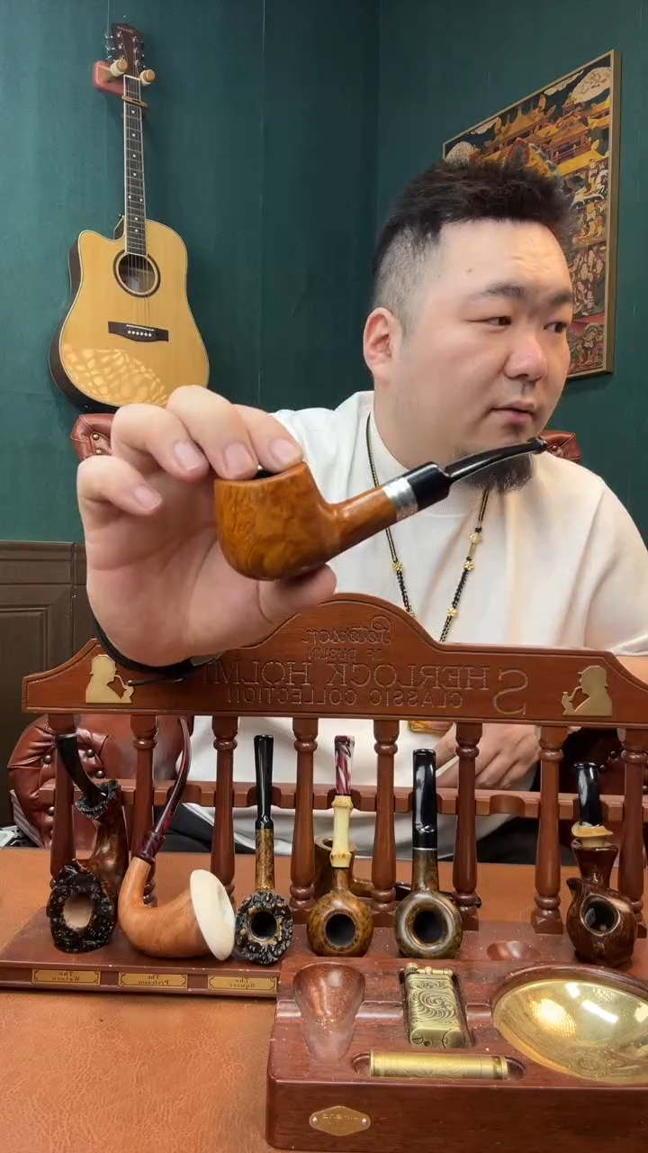 石楠木艺***弛意大利进口石楠木烟斗