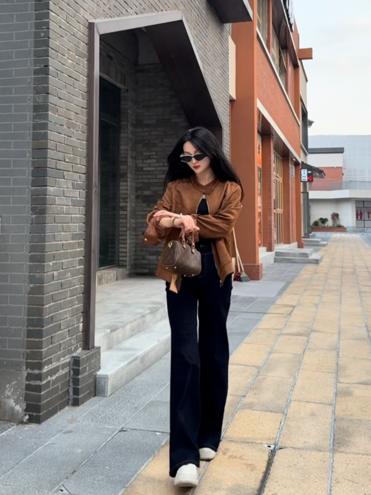 【队队定制】~【青春主场】立领短款机车服外套秋季新款宽松显瘦夹克