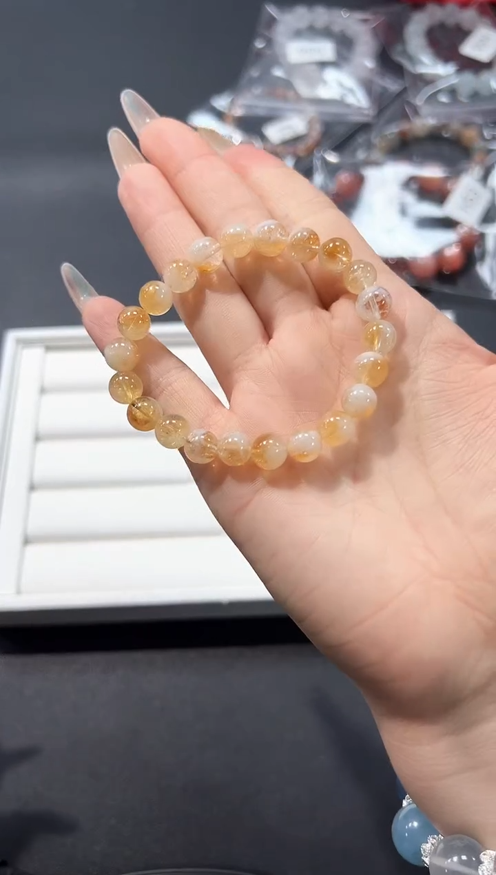 未镶嵌手链水晶57h多样性发其一【1条】默认微瑕