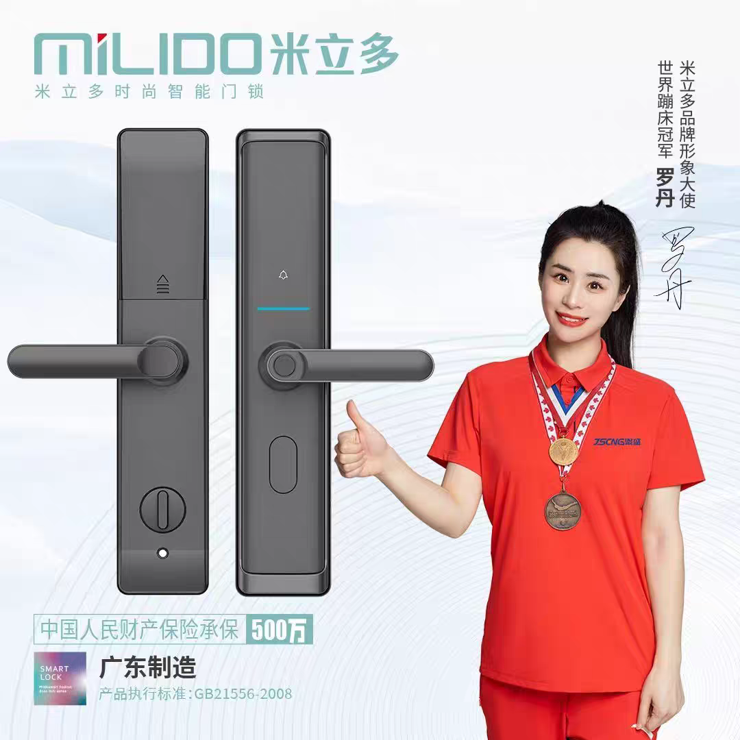 (拍一发三）半自动指纹锁家用防盗门智能密码指纹锁