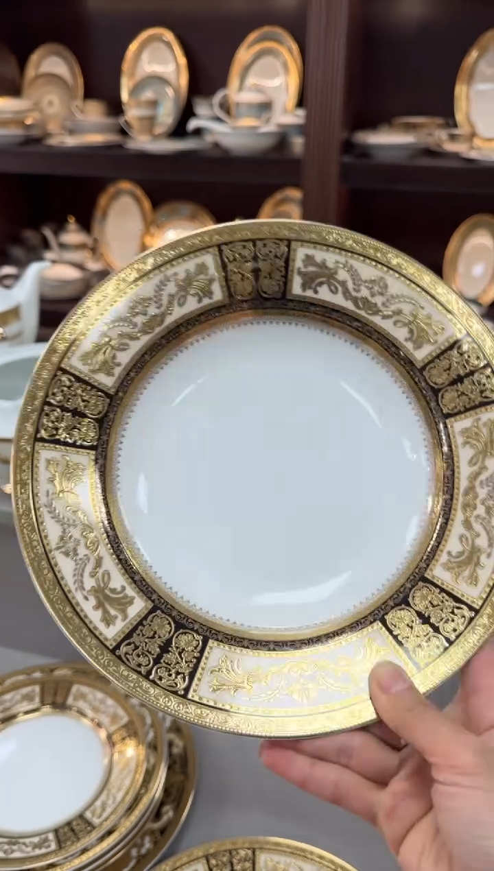 【闪购商品】瓷片9英寸草帽盘福利款微瑕