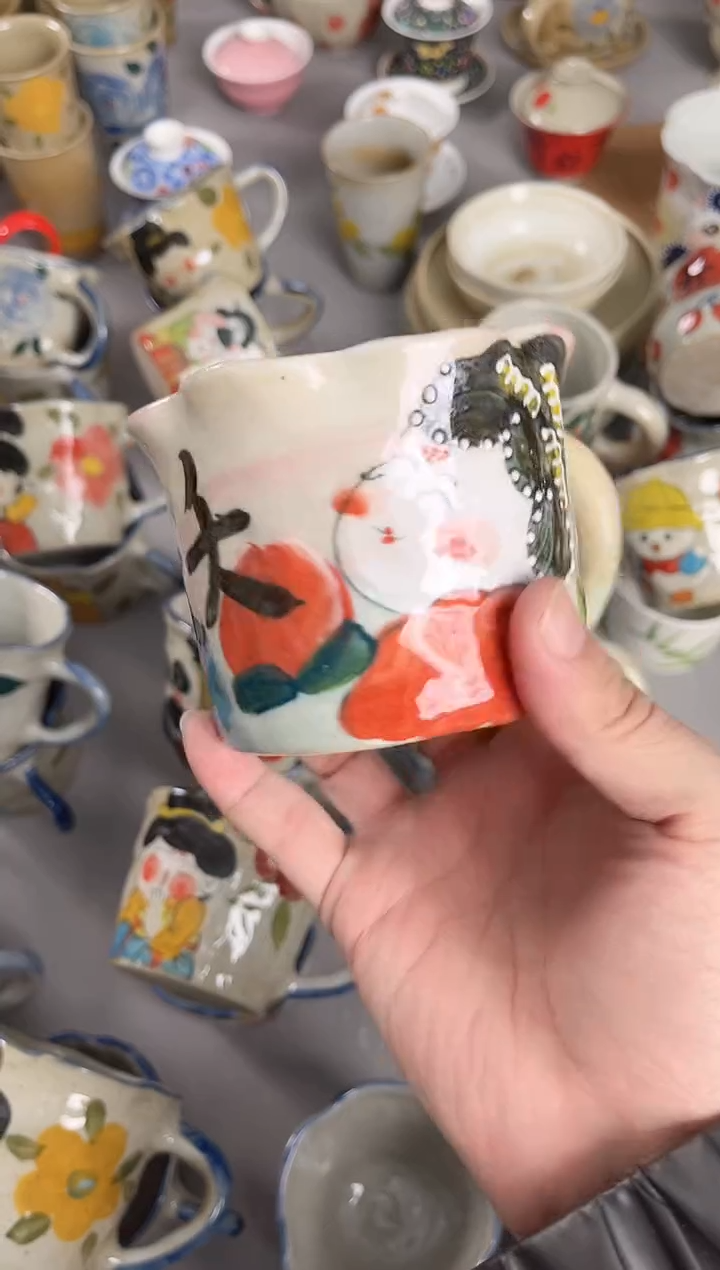 【闪购商品】瓷片景德镇手绘高温釉下彩陶瓷