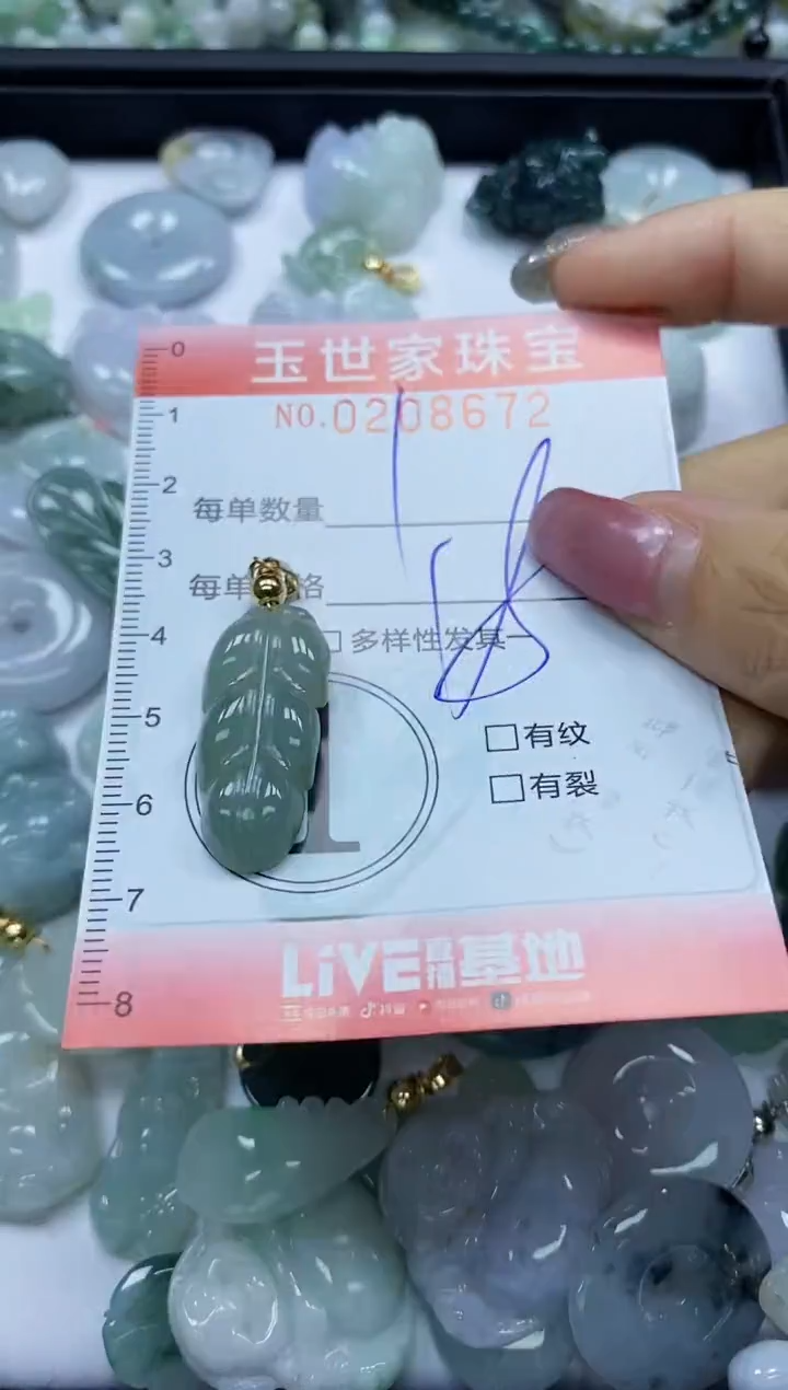 【闪购商品】翡翠颈饰未镶嵌闪购0208672