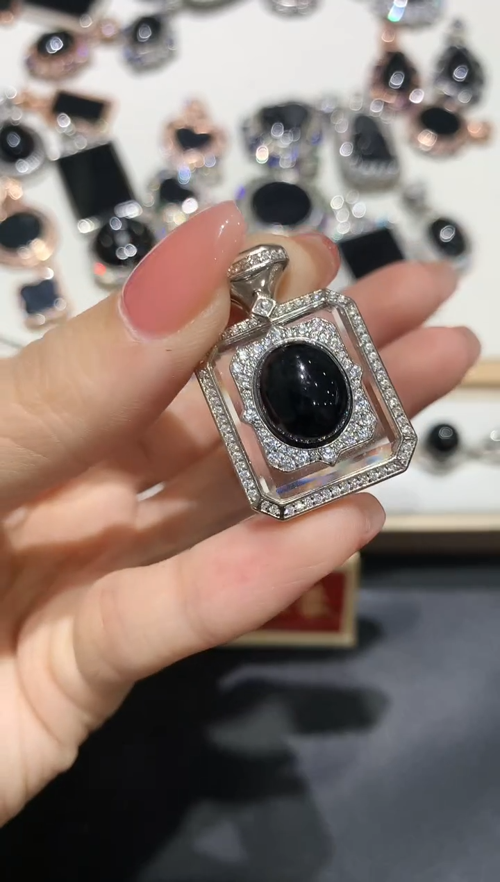 【闪购商品】翡翠吊坠(不含链)银S925镶嵌33多人多样性随机发货1件