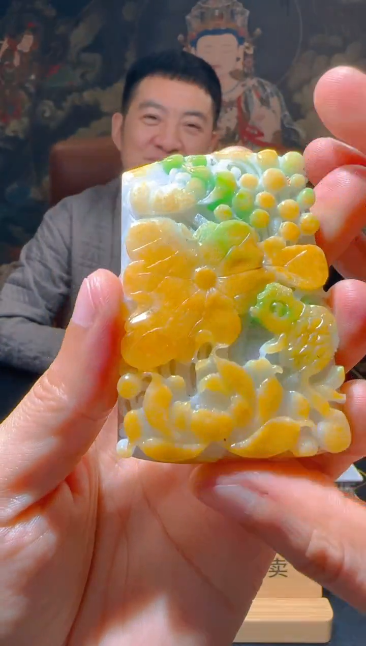 【闪购商品】定制翡翠未镶嵌L-@@QJSXJ218048