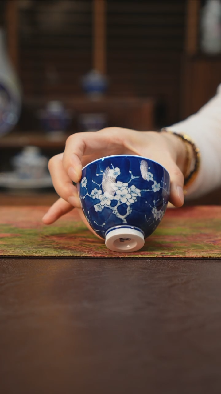 杯景德镇陶瓷杯碗柴烧多人