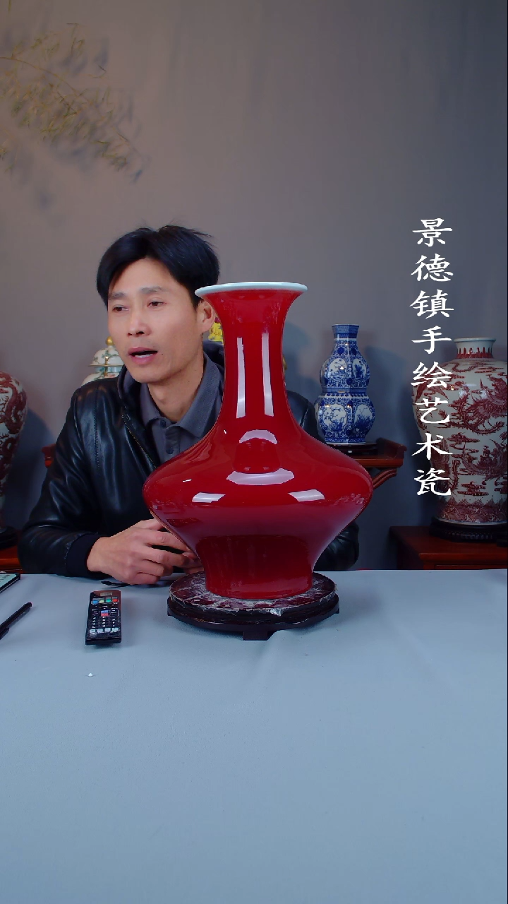 摆件陶瓷景德镇手工手绘陶瓷摆件58