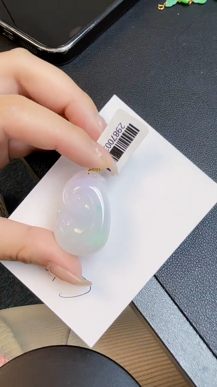 【闪购商品】翡翠颈饰18K金镶嵌00000000