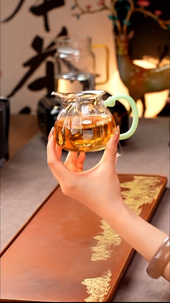 禾器/晶彩莲君茶海/浅玉