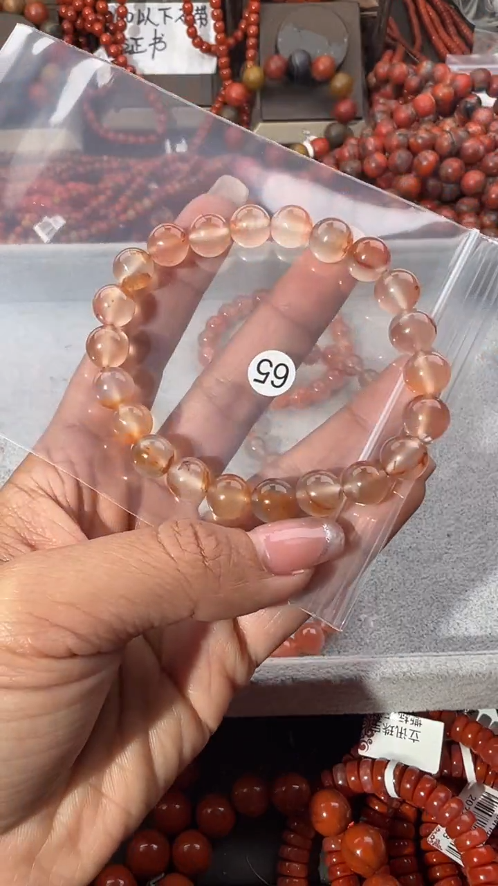 南红玛瑙未镶嵌手串11