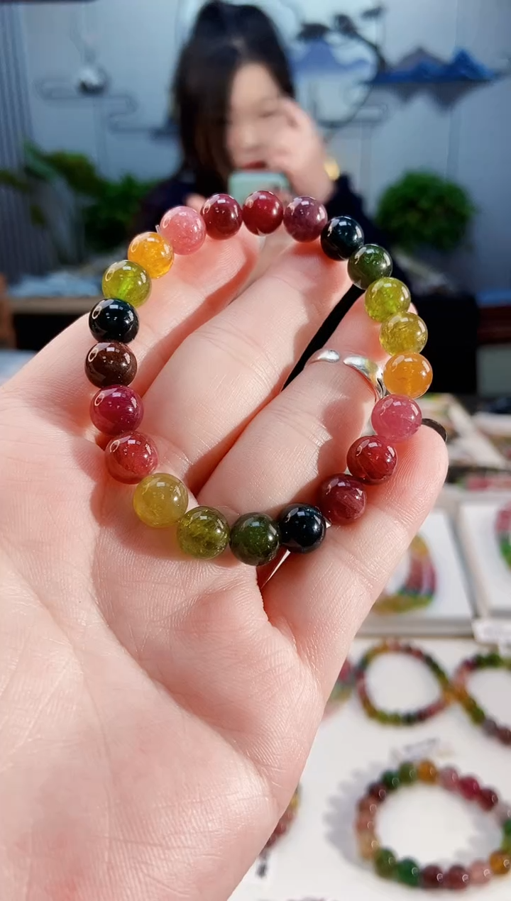 【闪购商品】碧玺手链未镶嵌G2326单圈颜色微差发1