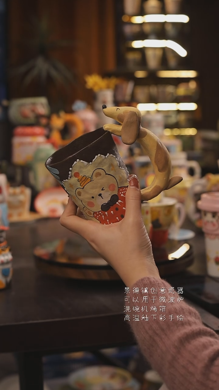 景德镇釉下彩绘设计师款式陶瓷