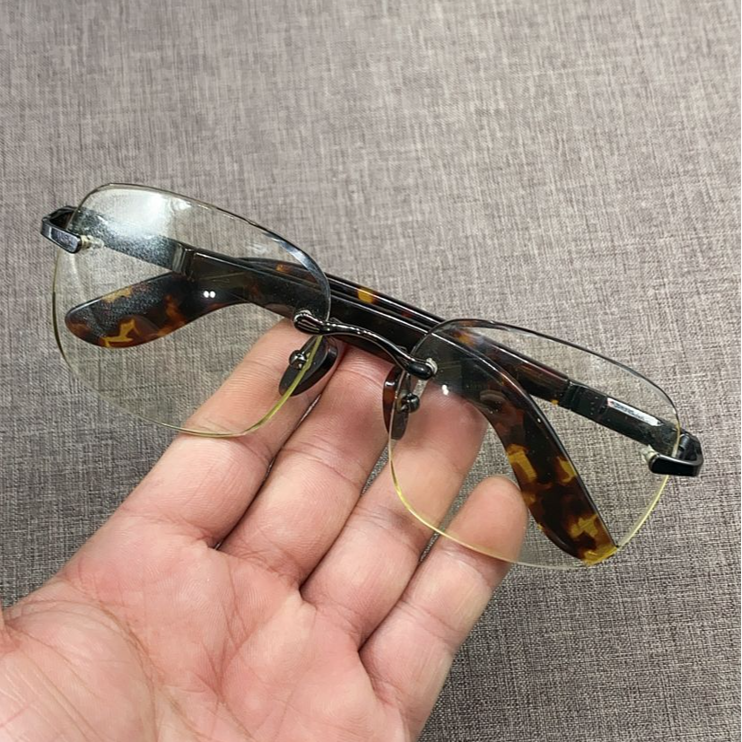 高档800弯天然竹叶青水晶石头镜清凉司机男士高级高清平光护目镜