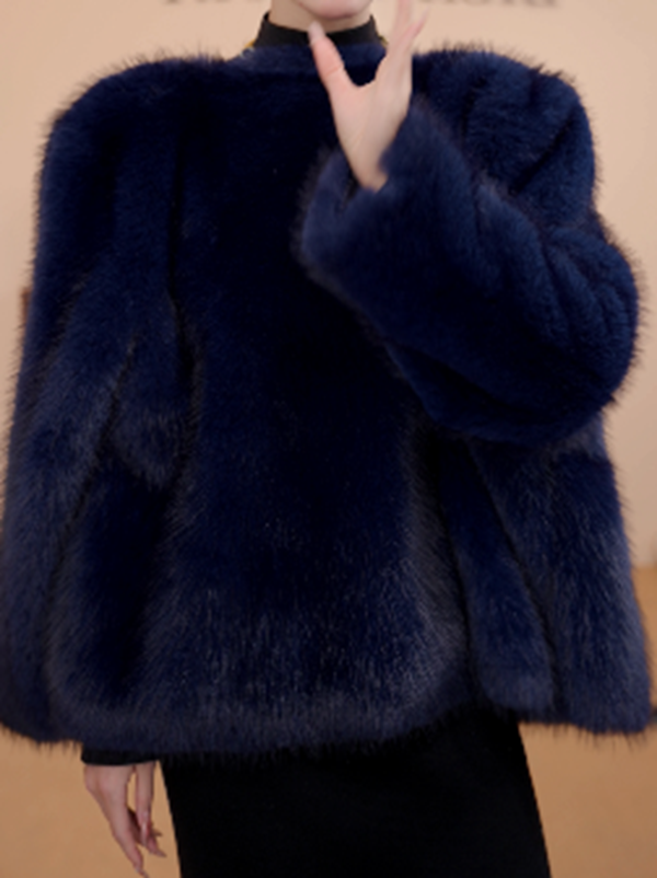 YY-2025新款时尚气质雪兰貂外套
