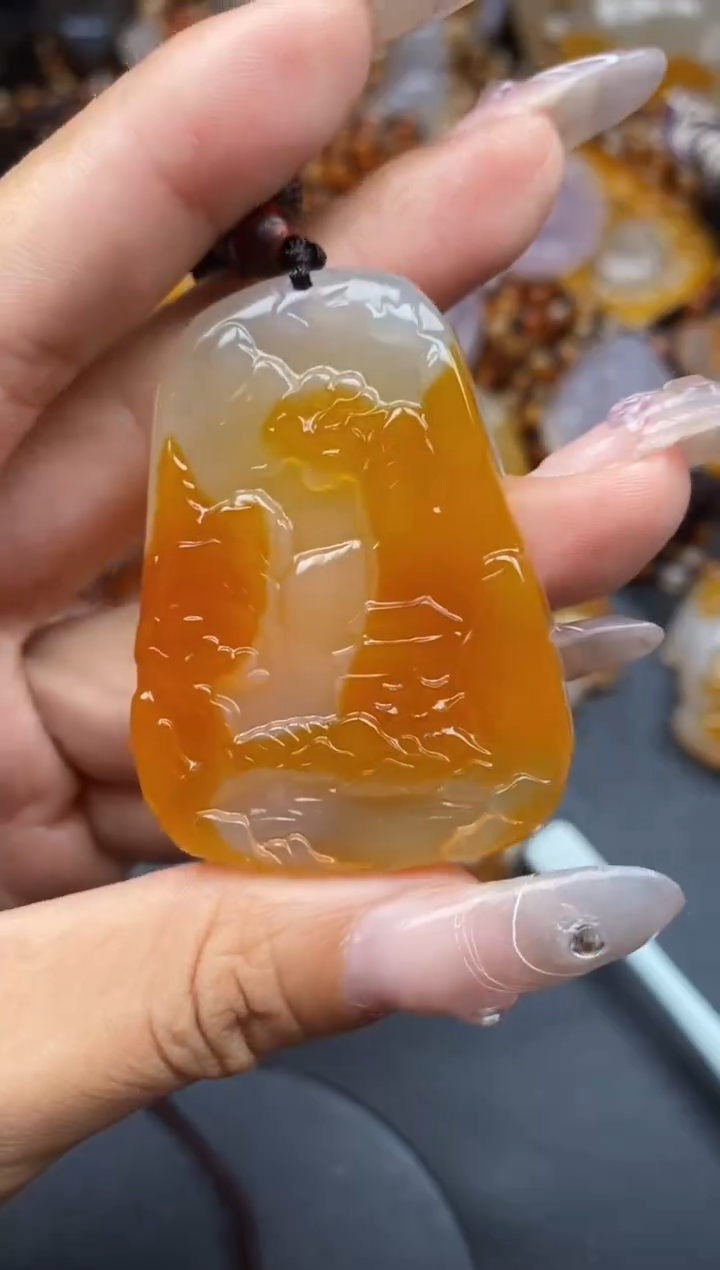 【闪购商品】玛瑙/玉髓颈饰未镶嵌ll