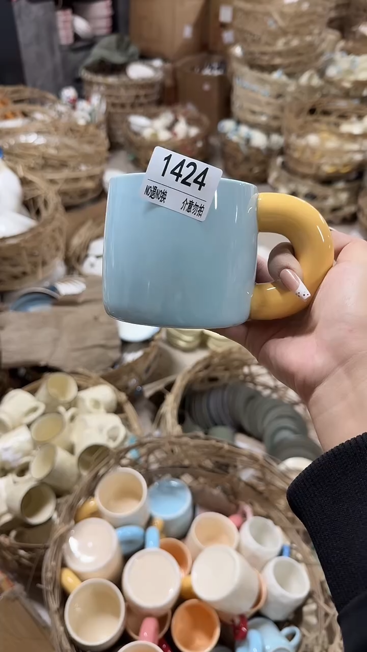 陶瓷手柄款微瑕四单包邮1424