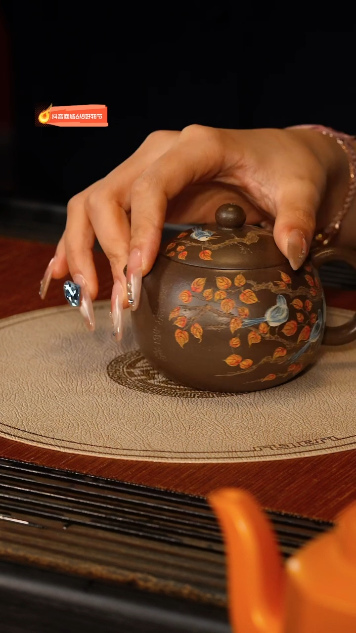 茶壶紫砂宜兴紫砂SJK 鲨皮青 西施 
