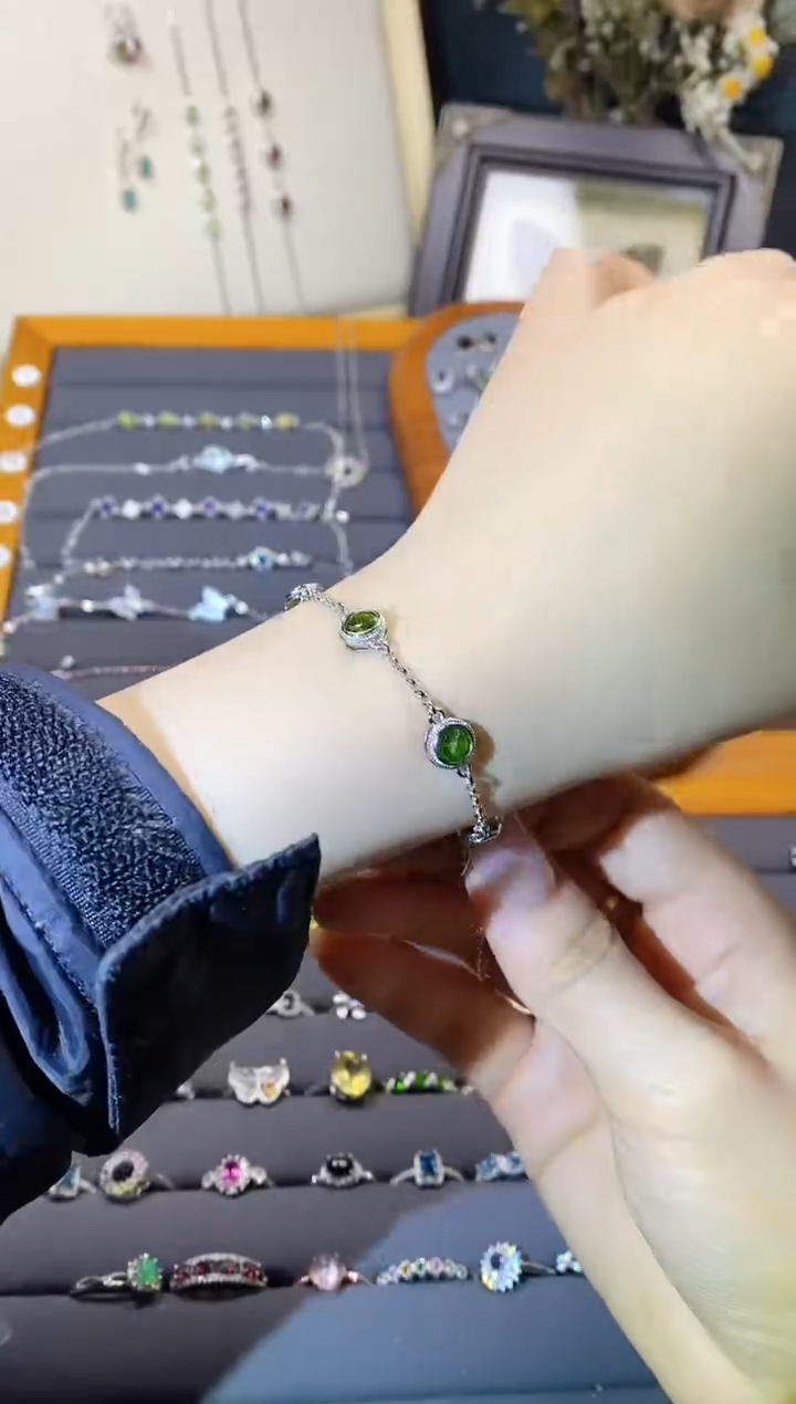 【闪购商品】水晶手链银S925镶嵌