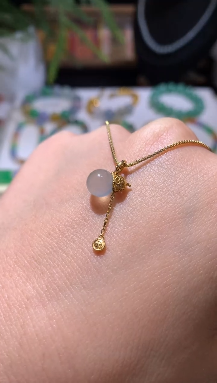 【闪购商品】定制翡翠未镶嵌珠子滴流2500+250