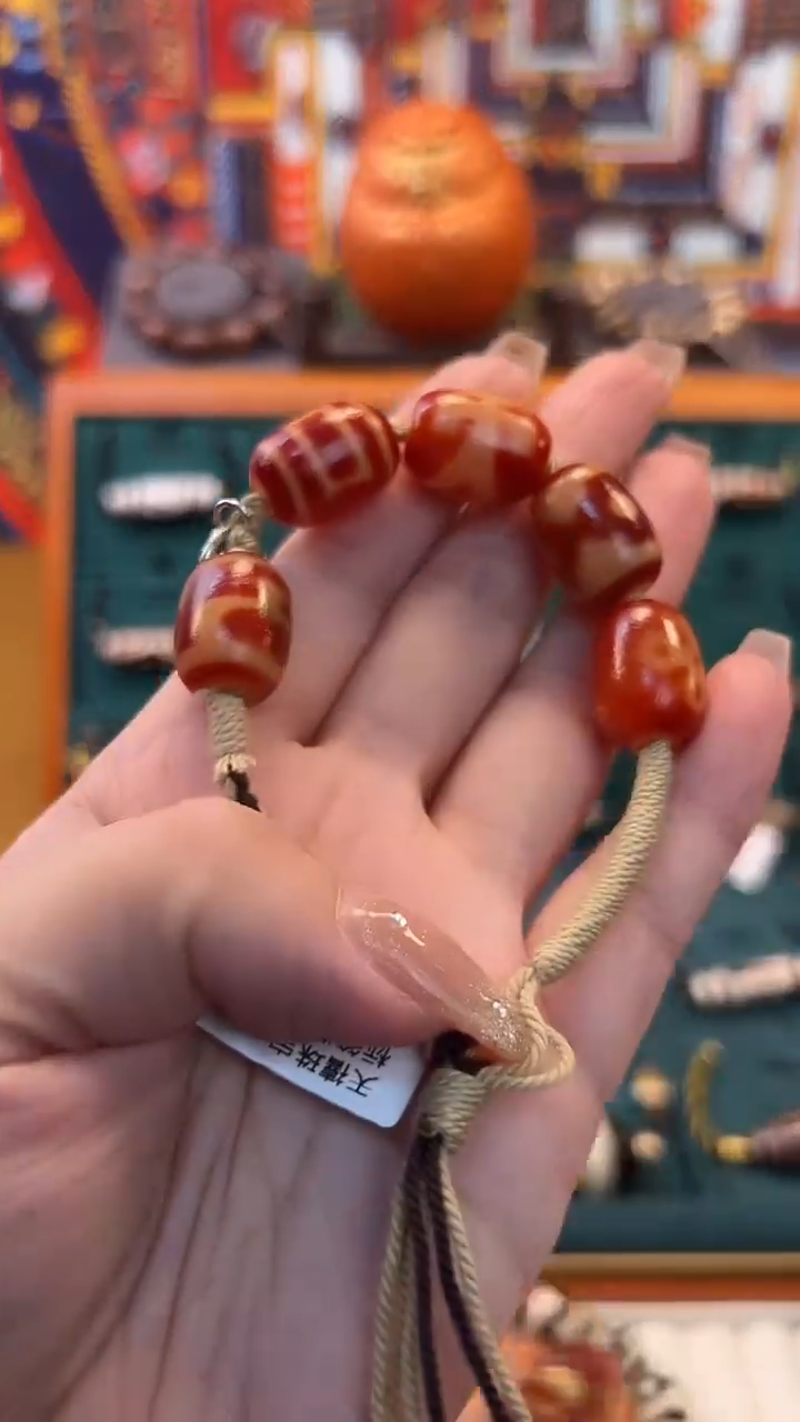 玛瑙/玉髓（覆膜）颈饰合金36.（微瑕）