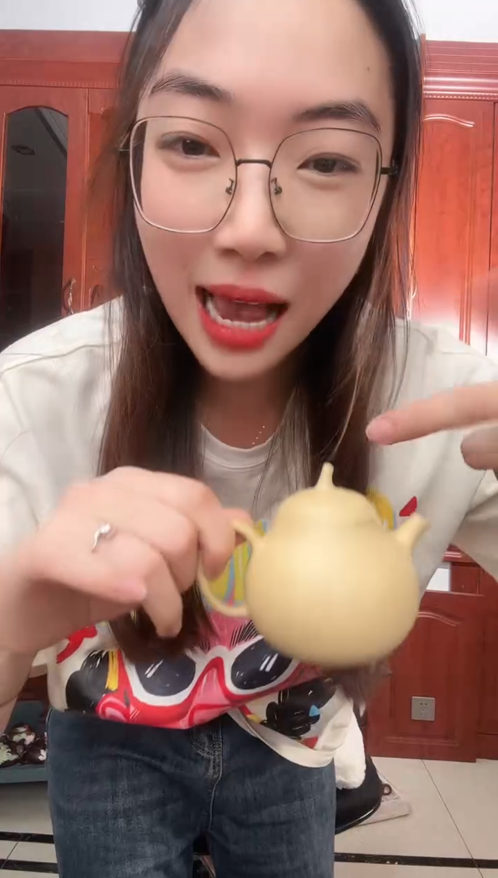 茶壶紫砂梨皮本绿茄瓜150cc