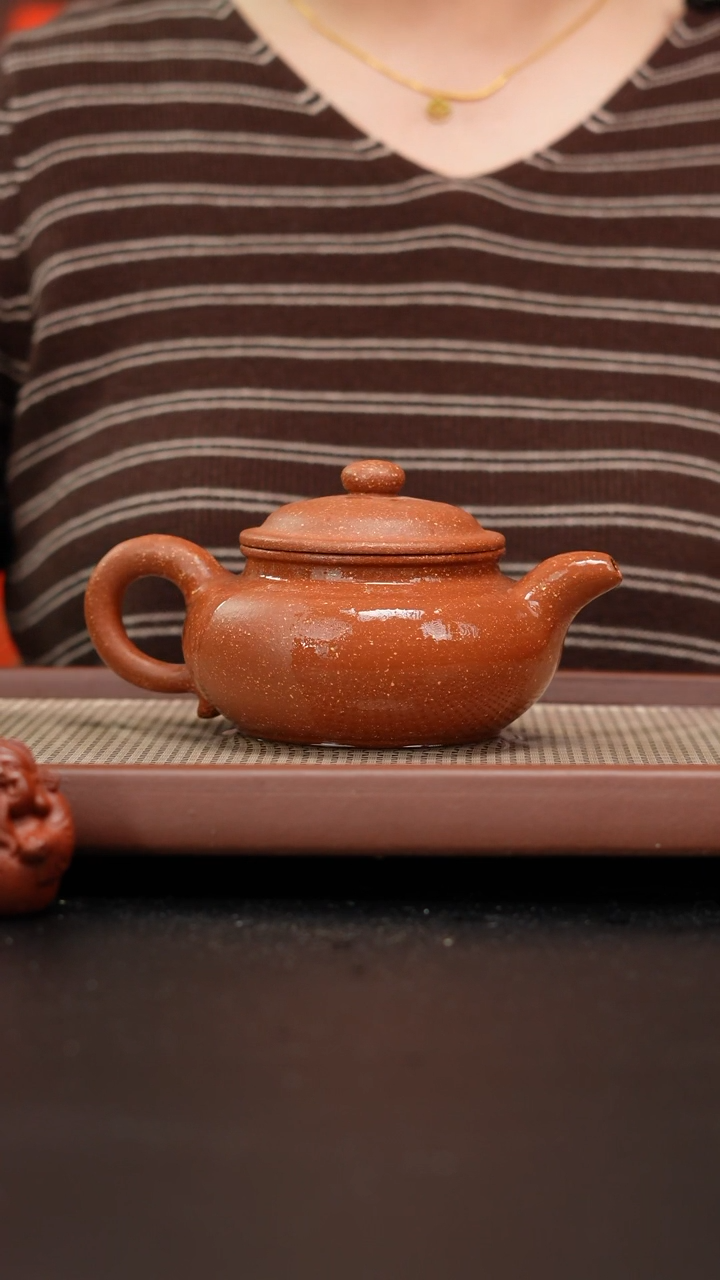 【闪购商品】紫砂茶壶全手工红朱段仿古