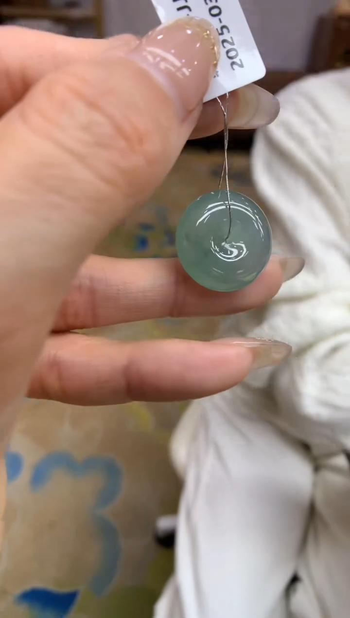 【闪购商品】翡翠颈饰未镶嵌平安扣